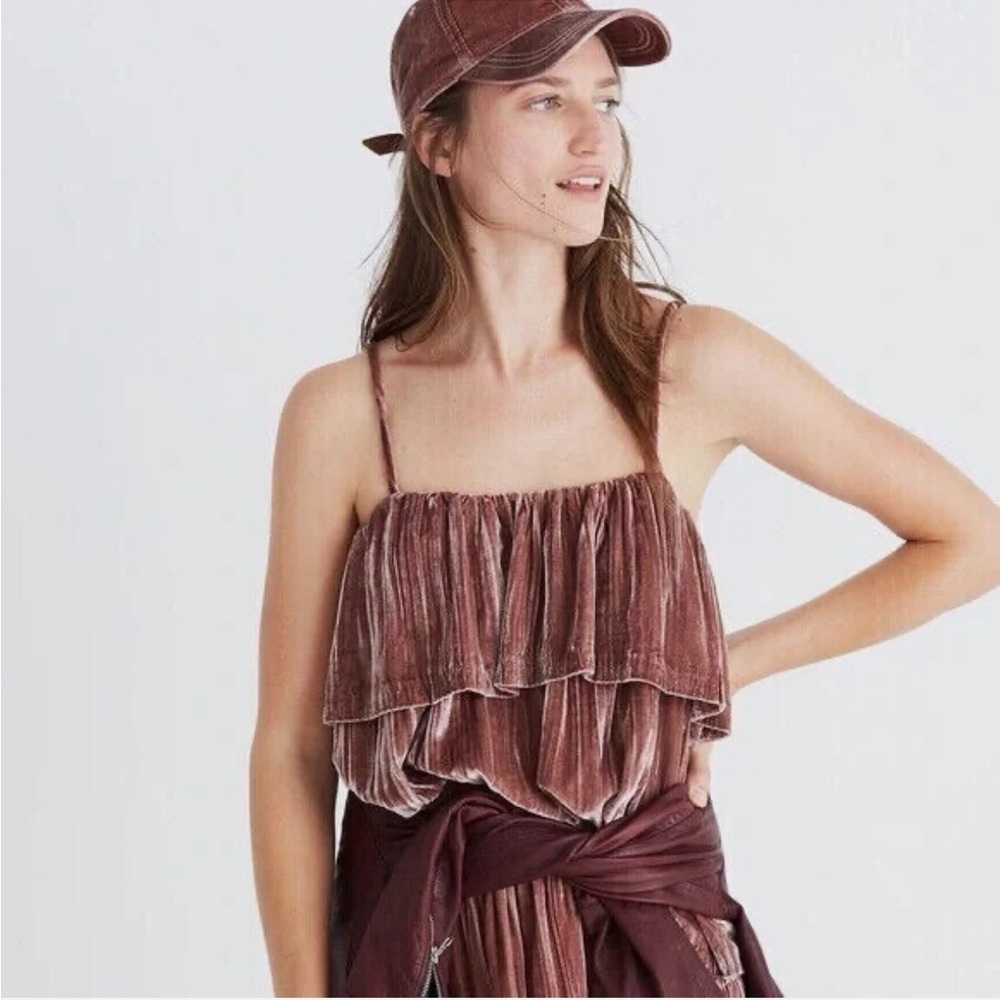 Madewell Crushed Velvet Camisole